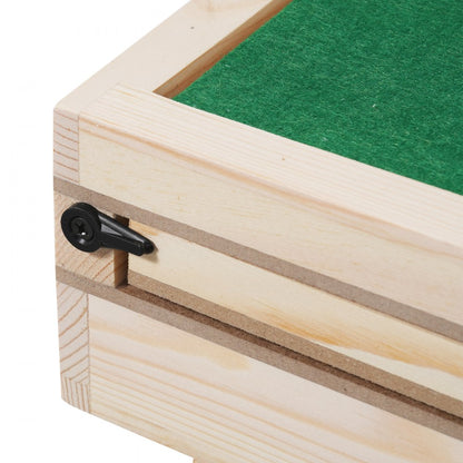 1500 Piece Puzzle Table with Folding Legs, 4 Drawers and Cover, Wooden Jigsaw Puzzle Plateau, Adjustable 3-Tilting-Angle