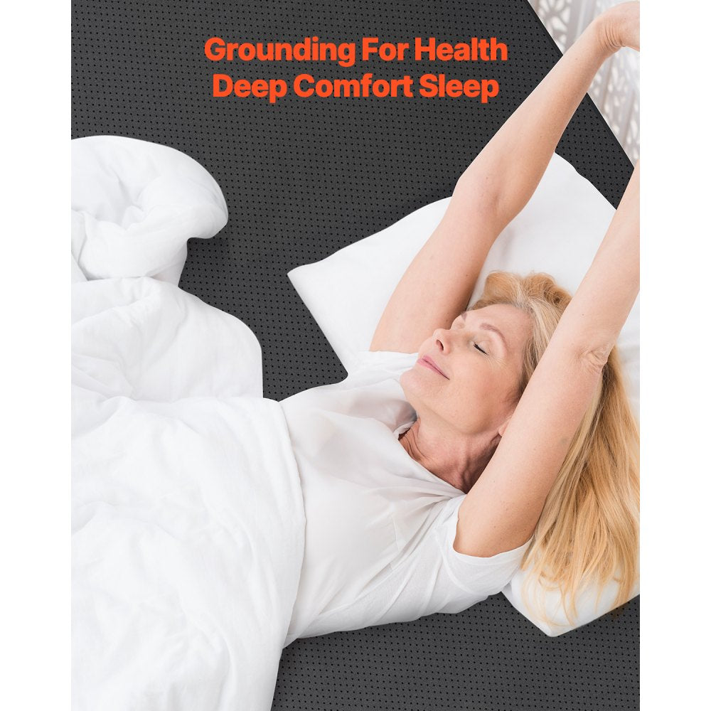 VEVOR Grounding Mat 1380 x 1980 mm Earthing Mat with Cord for Sleep Energy
