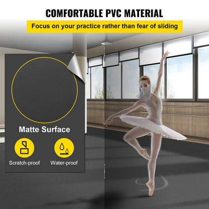 Dance Kit Floor Dance Floor Roll 2 x 3.6 m Non-Slide PVC for Ballet Style