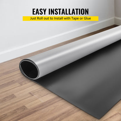VEVOR Dance Floor Roll Portable, 6.6x15.7ft Practice Dance Floor,1.5mm Thickness