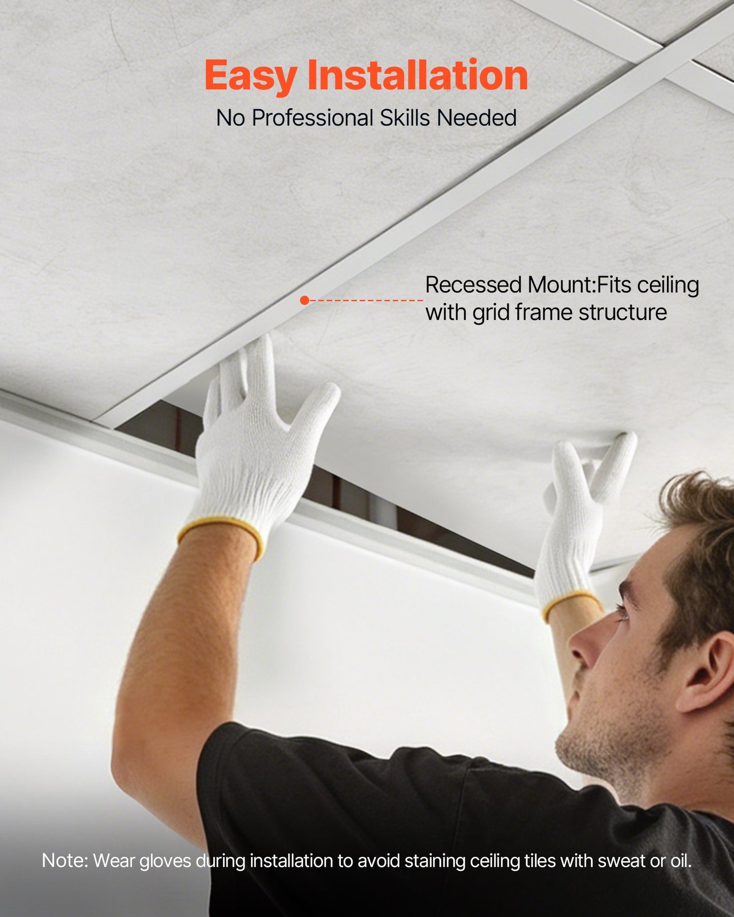 605x605mm PVC Ceiling Tiles 12-Pack Drop Ceiling Panels White Marble, PVC Foam Board, Grid Fit, Water-Resistant, Flexible Cut, Easy to Clean, Modern Decorative Finish for Home, Office Areas