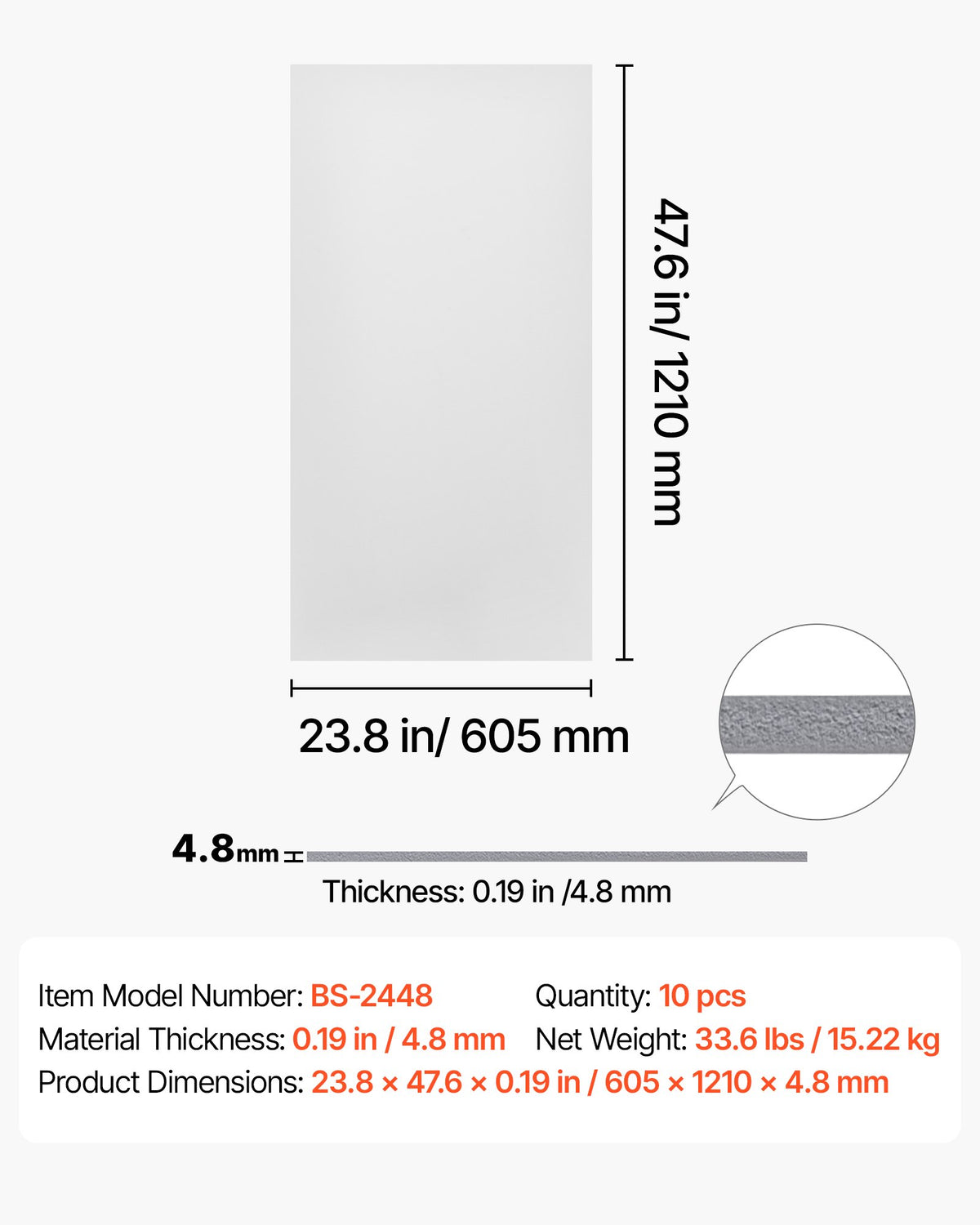 605x1210mm PVC Ceiling Tiles 10-Pack Drop Ceiling Panels White, PVC Foam Board, Grid Fit, Water-Resistant, Flexible Cut, Easy to Clean, Modern Decorative for Home,Office,Kitchen,Living Room