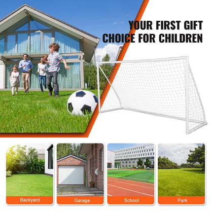 Portable Soccer Goal, 3.7x1.8M Soccer Net, Adults Kids Backyard Soccer Net, Large Practice Soccer Net, Youth Training Soccer Goal Set, All-Weather Outdoor Soccer Goals with Carry Bag, 1 Pack