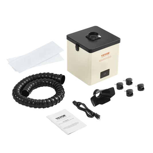 VEVOR Solder Fume Extractor, 100W Soldering Smoke Extractor with 3-Stage Filters,