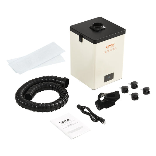 VEVOR Solder Fume Extractor, 150W Soldering Smoke Extractor with 3-Stage Filters,