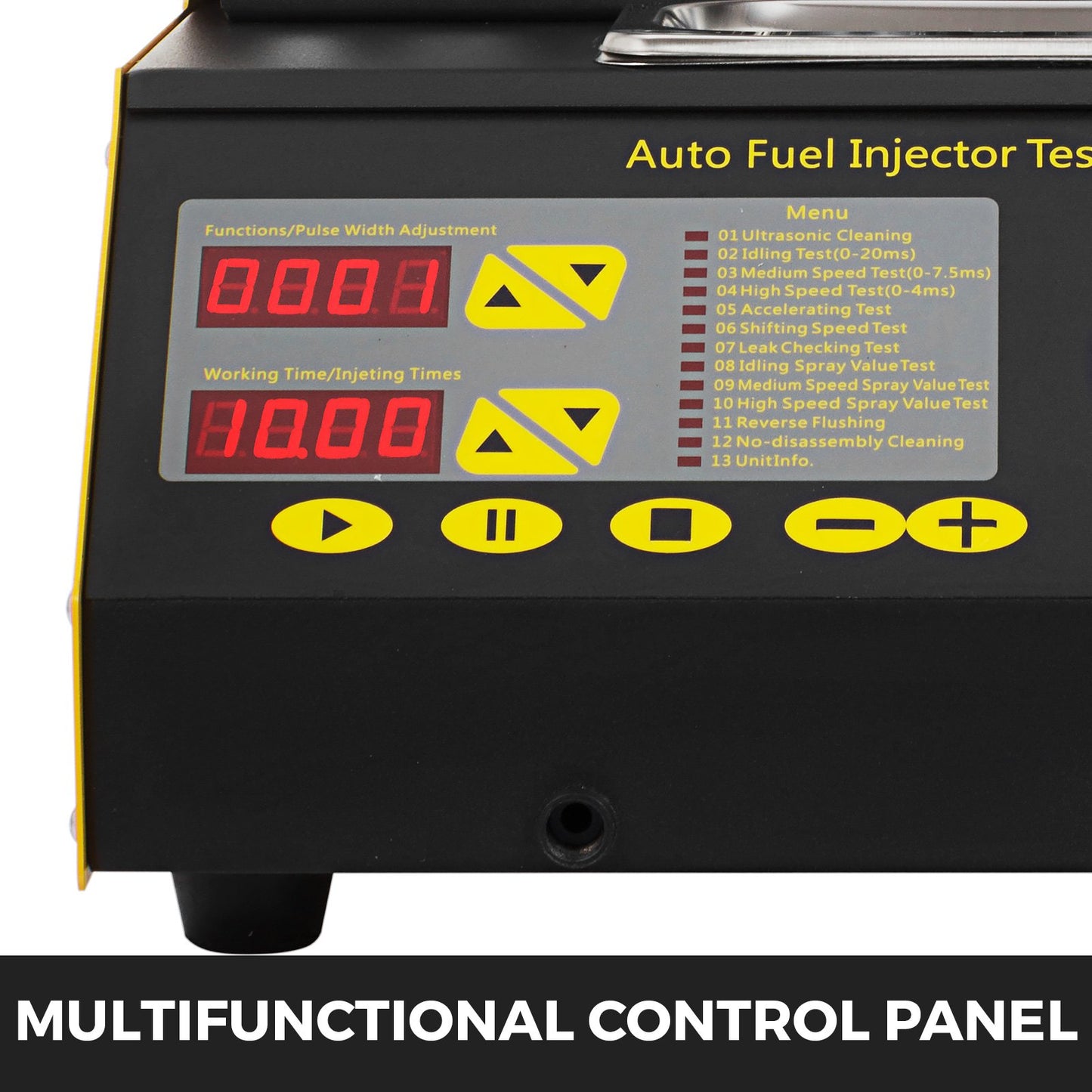 Auto Fuel Injector Cleaner Tester 6 Cylinder Car Motorcycle Fuel Cleaning Tools
