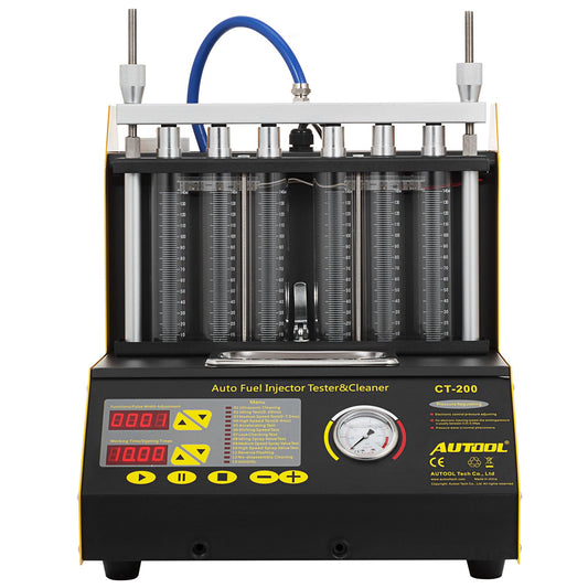 Auto Fuel Injector Cleaner Tester 6 Cylinder Car Motorcycle Fuel Cleaning Tools