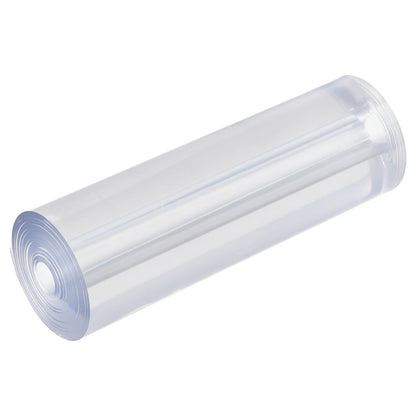 Clear PVC Strip Curtain, 2.1 m Height x 0.9 m Width x 2 mm Thickness, 6 PCS Walk in Freezer Cooler Curtain Strips, Thermal Insulating Plastic Door Strips for Warehouse, Freezer, Garage Doors
