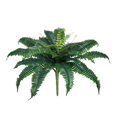 VEVOR 2Pcs Artificial Boston Ferns Plastic Fern 30 Branches Indoor Outdoor Decor