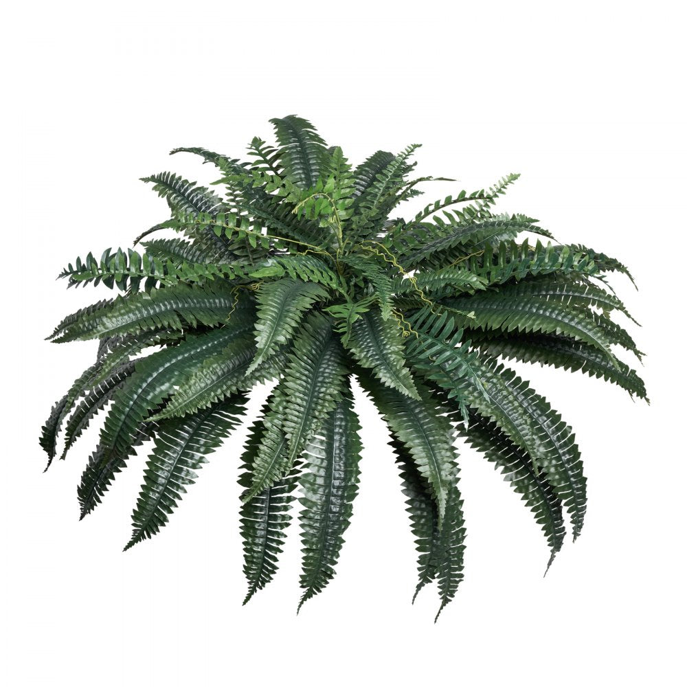 VEVOR Artificial Boston Fern Large Plastic Fern 88 Branches Indoor Outdoor Decor