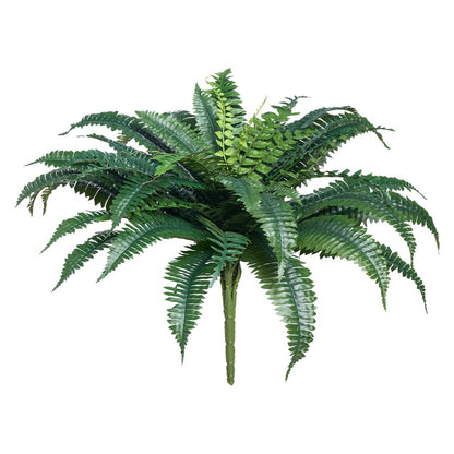 VEVOR 2Pcs Artificial Boston Ferns Plastic Fern 50 Branches Indoor Outdoor Decor