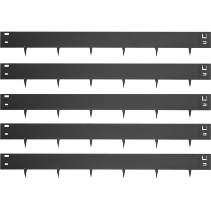 VEVOR Steel Lawn Edging, 5PCS Metal Landscape Edging, 4"x39" Garden Edging Border,