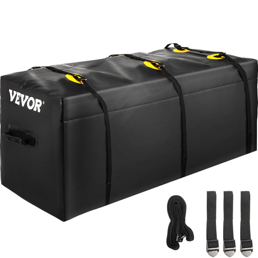 VEVOR Hitch Cargo Carrier Bag, Waterproof 840D PVC, 59"x24"x24" (20 Cubic Feet),