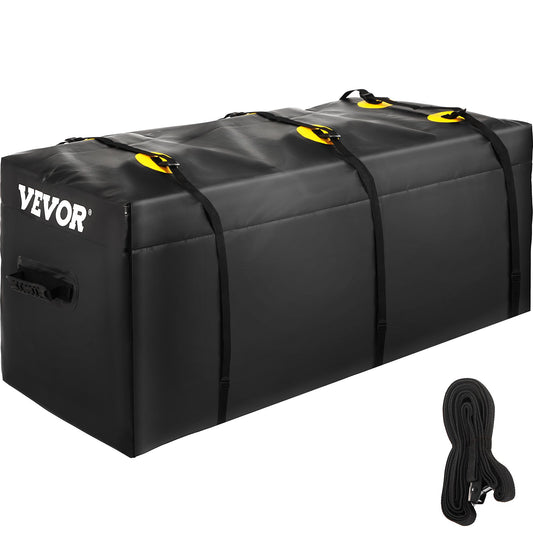 VEVOR Hitch Cargo Carrier Bag, Waterproof 840D PVC, 60\"x24\"x26\" (22 Cubic Feet),