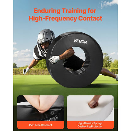 VEVOR Football Tackle Wheel Tackling Dummy Waterproof PVC Tackle Ring Strap 1PCS