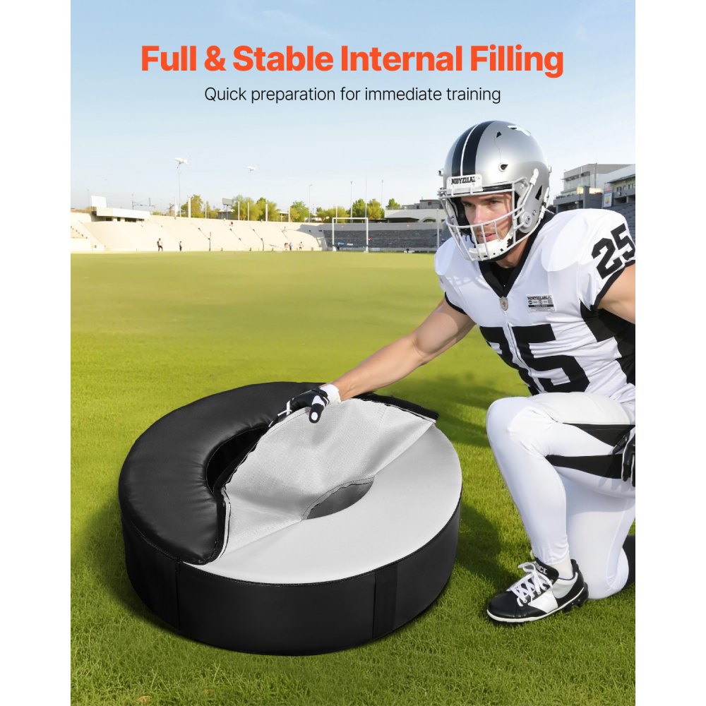 VEVOR Football Tackle Wheel Tackling Dummy Waterproof PVC Tackle Ring Strap 1PCS