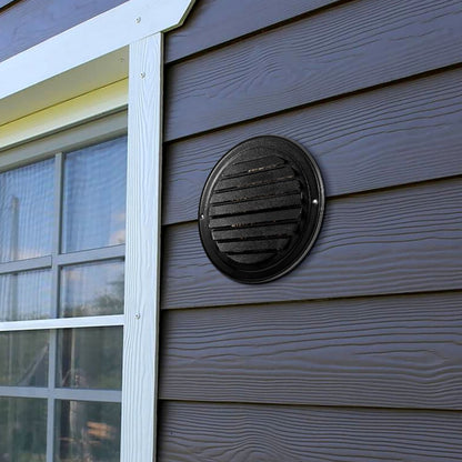 145 mm Round Wall Vent Cover Stainless Steel AC Vent 2 Pack Black