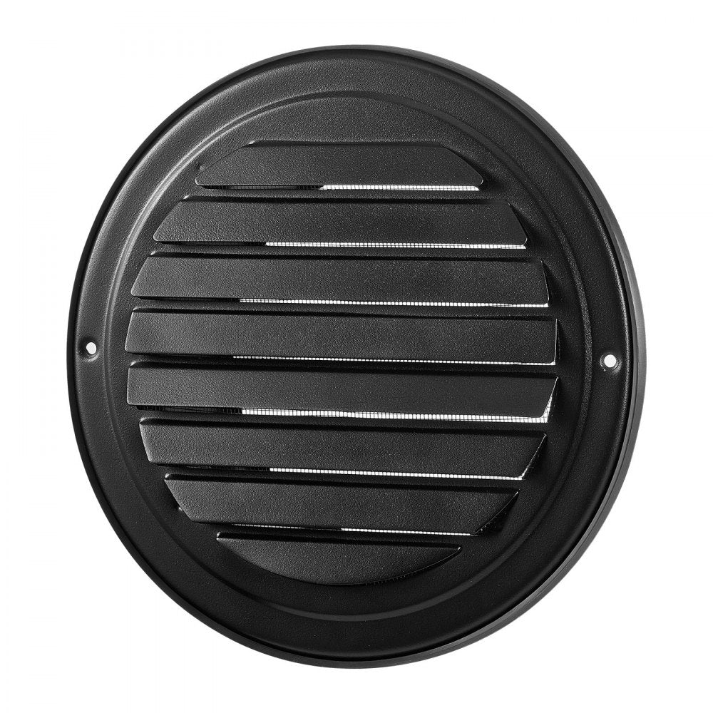 145 mm Round Wall Vent Cover Stainless Steel AC Vent 2 Pack Black
