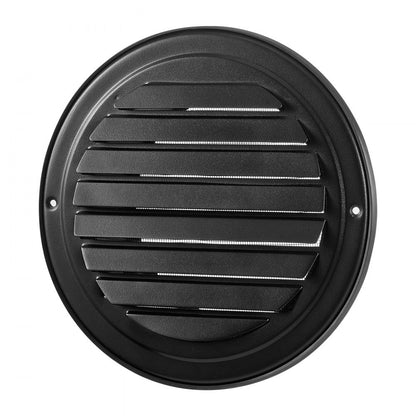 145 mm Round Wall Vent Cover Stainless Steel AC Vent 2 Pack Black