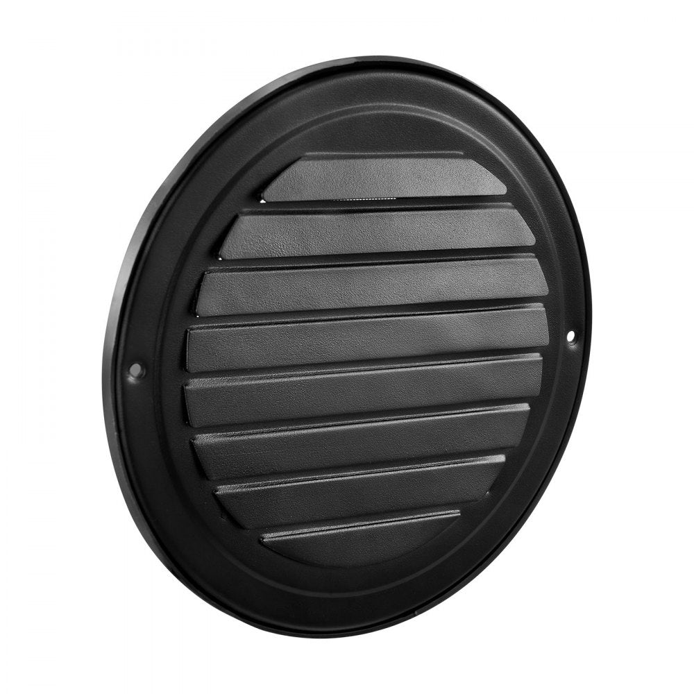 145 mm Round Wall Vent Cover Stainless Steel AC Vent 2 Pack Black