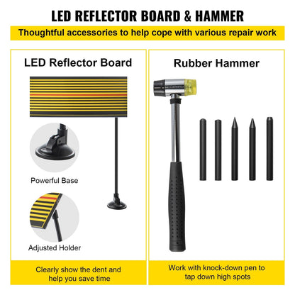 Comprehensive Paintless Dent Repair Kit 98 Pcs with Tools & Accessories