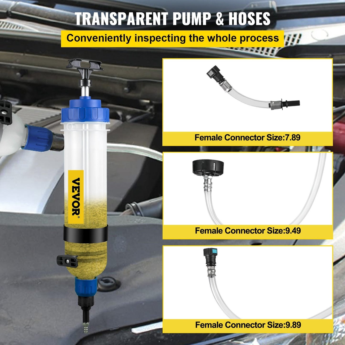 VEVOR Manual ATF Refill System Dispenser, Oil and Liquid Extractor Large Capacity,