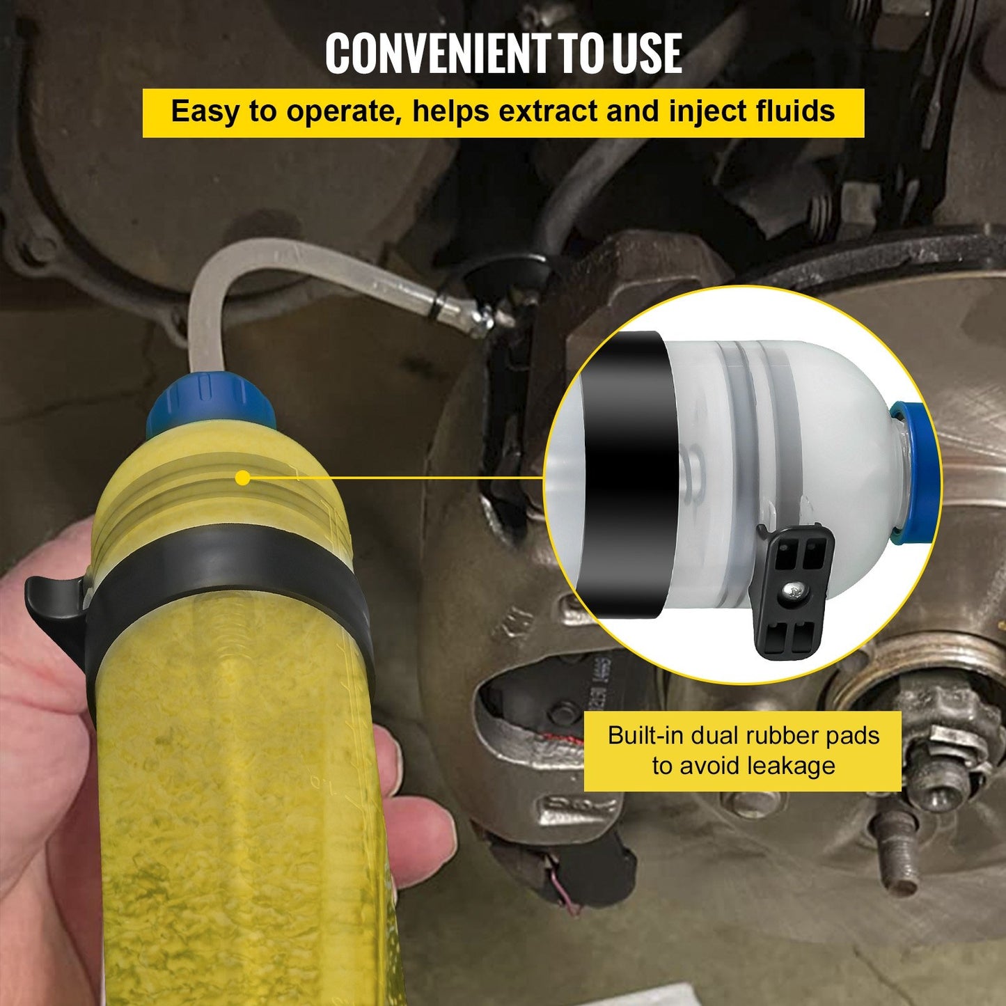 VEVOR Manual ATF Refill System Dispenser, Oil and Liquid Extractor Large Capacity,