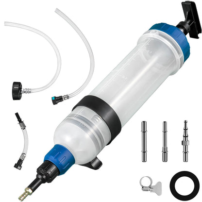 Manual Transmission Fluid Pump with Adapters, 1.5L Capacity, Ergonomic Design