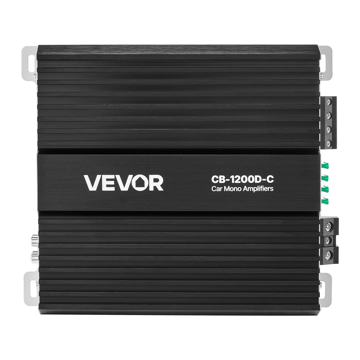 Monoblock Car Amplifier, 1200W RMS MAX, 1/2/4 Ohm Stable, 1-Channel Class D Car Audio Amplifier with Remote Subwoofer Level Control, Low Pass Filter, Bass Boost & Phase Shift, Volume Controller