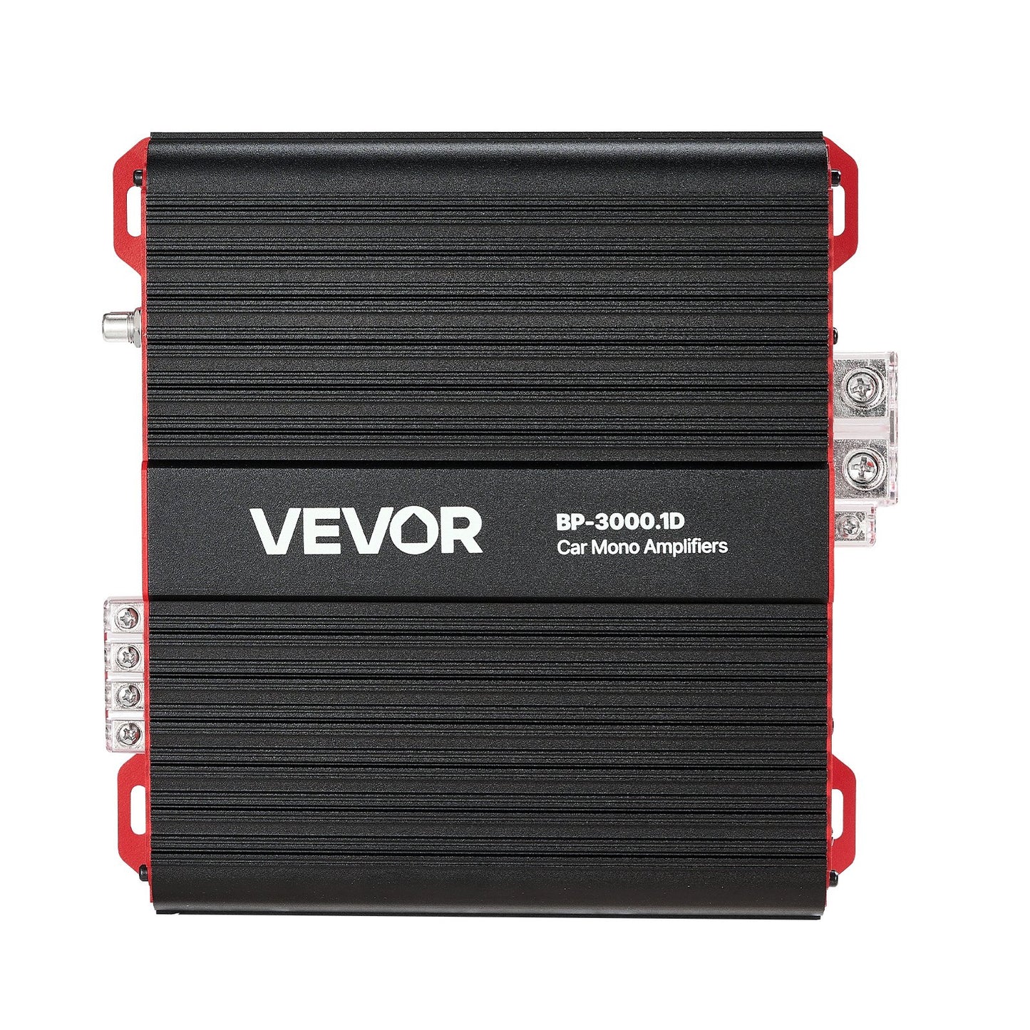 Monoblock Car Amplifier, 3000W RMS MAX, 1/2/4 Ohm Stable, 1-Channel Class D Car Audio Amplifier with Remote Subwoofer Level Control, Low Pass Filter and Bass Boost, Volume Controller Included