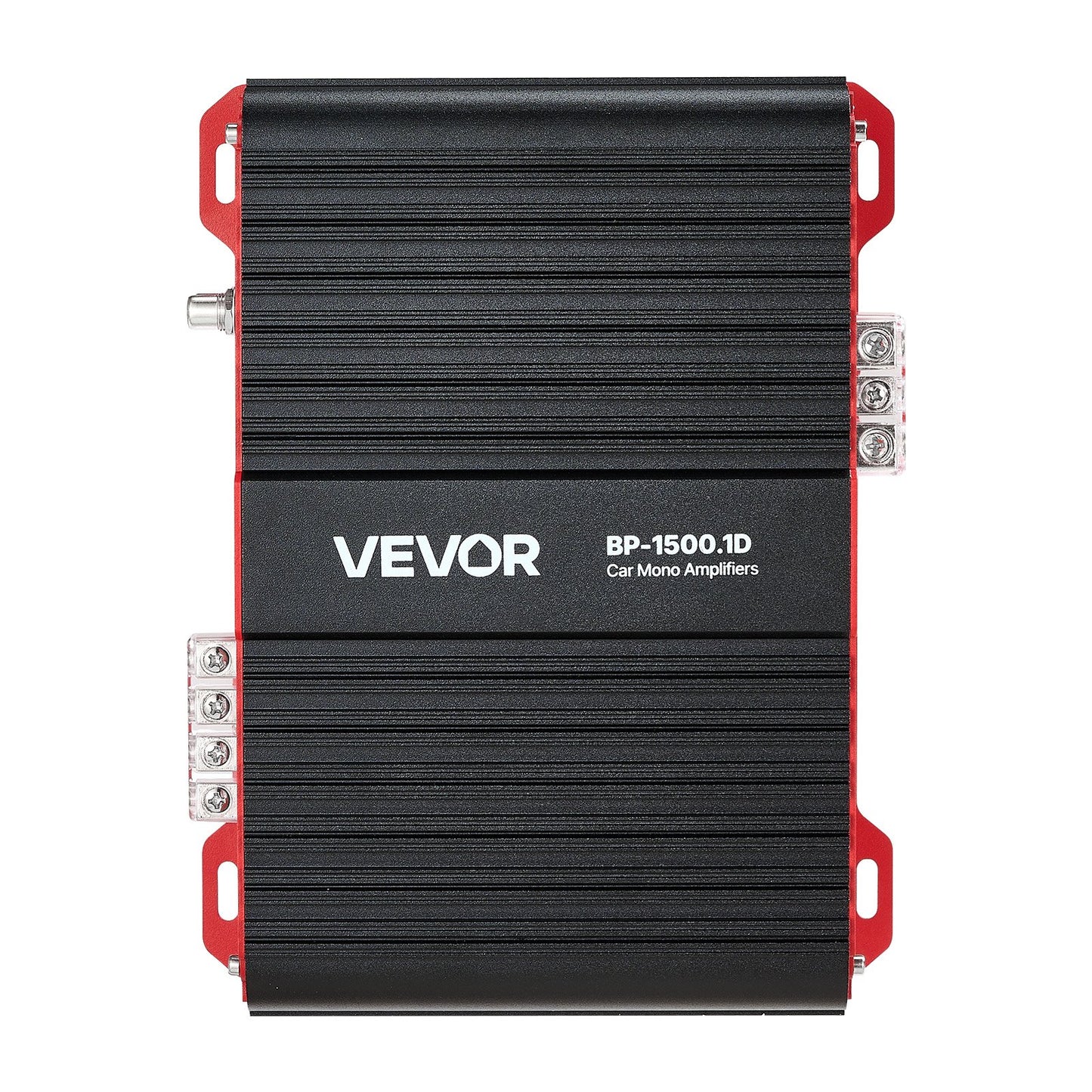 Monoblock Car Amplifier, 1500W RMS MAX, 1/2/4 Ohm Stable, 1-Channel Class D Car Audio Amplifier with Remote Subwoofer Level Control, Low Pass Filter and Bass Boost, Volume Controller Included