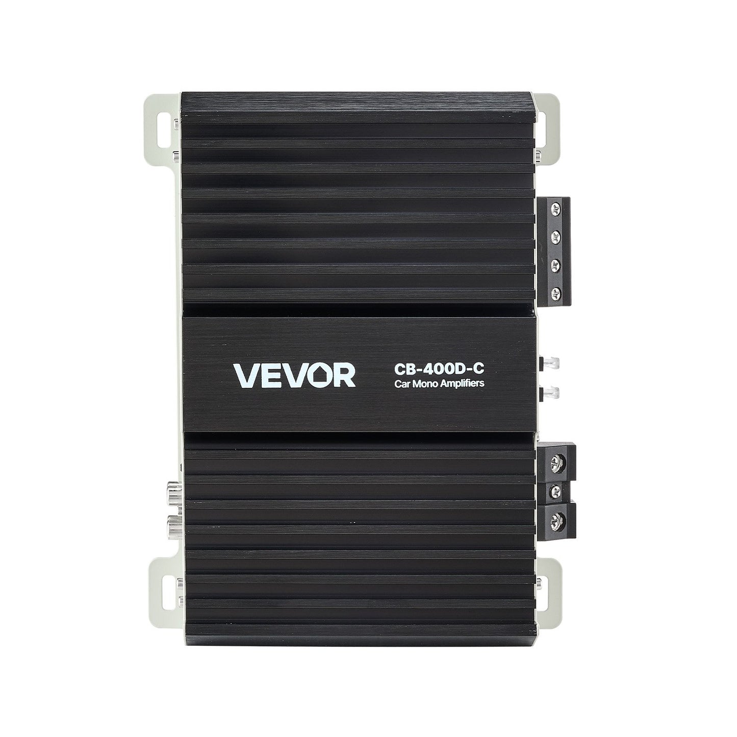 Monoblock Car Amplifier, 400W RMS MAX, 1/2/4 Ohm Stable, 1-Channel Class D Car Audio Amplifier with Remote Subwoofer Level Control, Low Pass Filter, Bass Boost & Phase Shift, Volume Controller