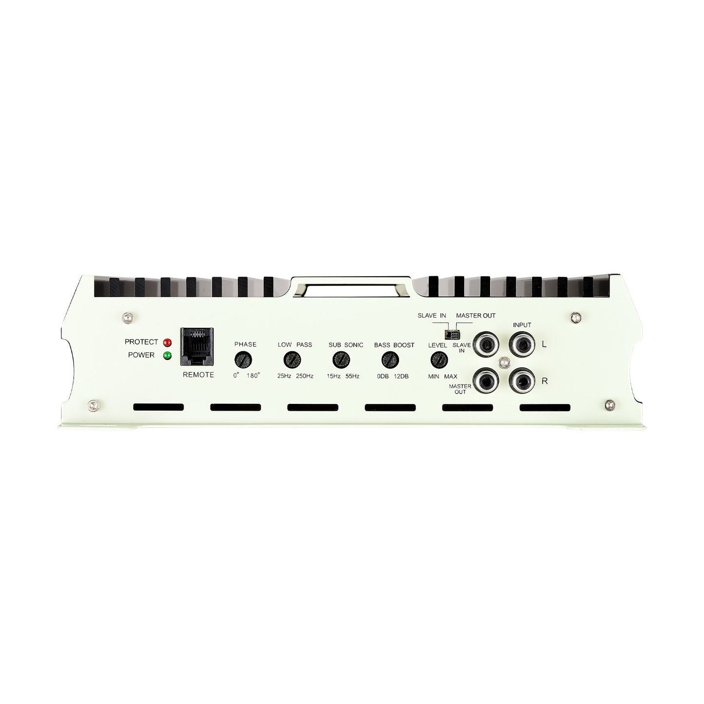Monoblock Car Amplifier, 400W RMS MAX, 1/2/4 Ohm Stable, 1-Channel Class D Car Audio Amplifier with Remote Subwoofer Level Control, Low Pass Filter, Bass Boost & Phase Shift, Volume Controller