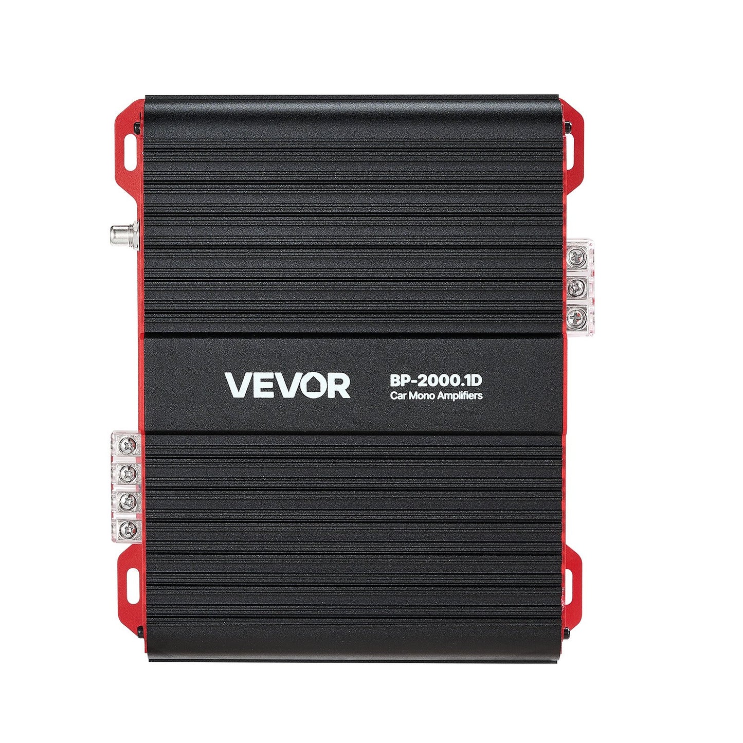Monoblock Car Amplifier, 2000W RMS MAX, 1/2/4 Ohm Stable, 1-Channel Class D Car Audio Amplifier with Remote Subwoofer Level Control, Low Pass Filter and Bass Boost, Volume Controller Included