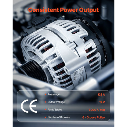 Alternator Car Alternator for Chevy Impala LS LT 3.5L 06-11 Monte Carlo 06