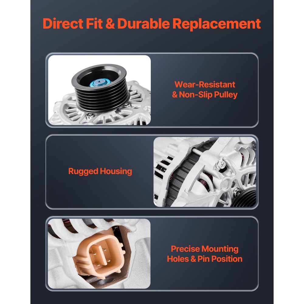 Alternator Car Alternator for Honda Civic 1.8L L4 06-08 11 L4 (MFI) 09-10