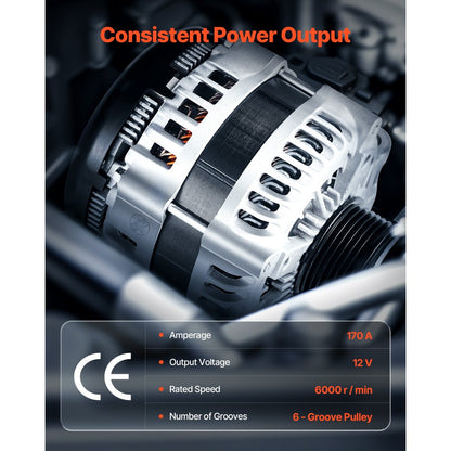 Alternator Car Alternator for Buick Enclave Base 12-13 GMC Acadia 07-15