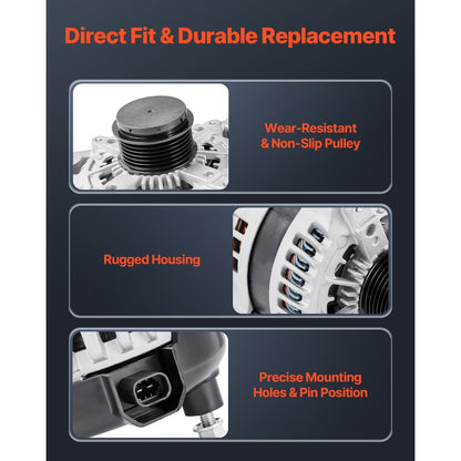 Alternator Car Alternator for Buick Enclave Base 12-13 GMC Acadia 07-15