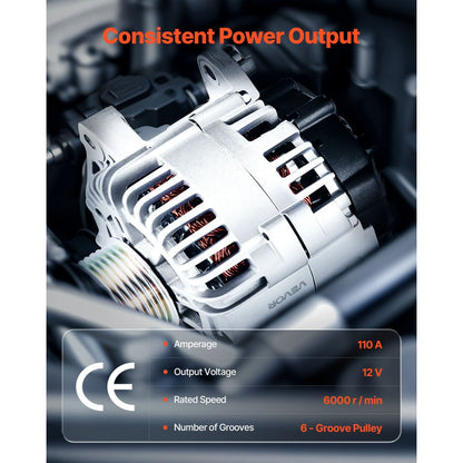 Alternator Car Alternator for Hyundai Sonata 2.4L 10-13 Kia Optima 11-13