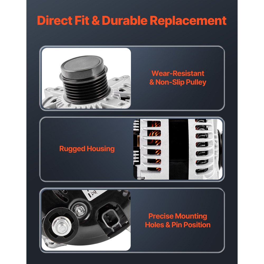 Alternator Car Alternator for Dodge Durango Jeep Grand Cherokee 3.6L 11-20