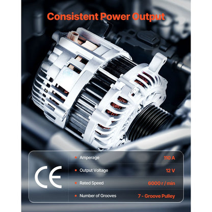 Alternator Car Alternator Replacement for Honda Accord L4 2.4L 2013-2017