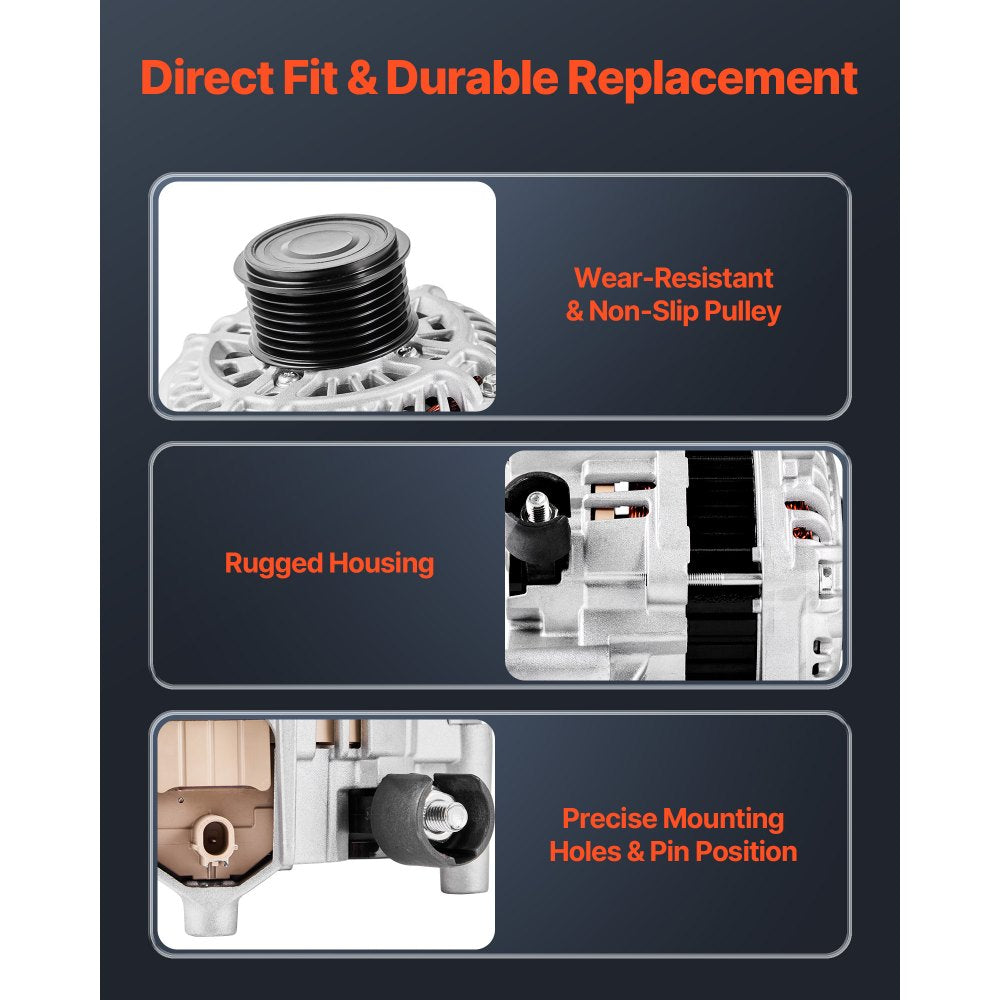 Alternator Car Alternator Replacement for Honda Accord L4 2.4L 2013-2017