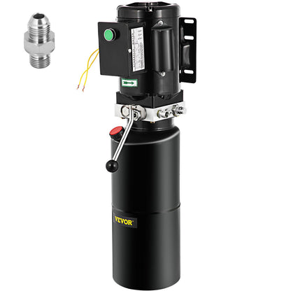 VEVOR 240V Car Lift Hydraulic Power Pack, 12VDC Lift Gates Vehicle Hoist, 2950 PSI