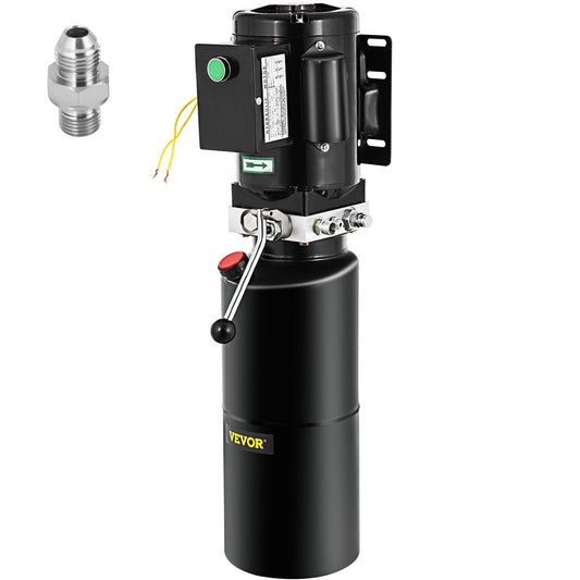 VEVOR 240V Car Lift Hydraulic Power Pack, 12VDC Lift Gates Vehicle Hoist, 2950 PSI