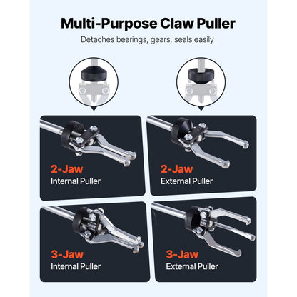 9-Way Slide Hammer Puller Set Front Rear Wheel Hub Bearing Remover 15PCS