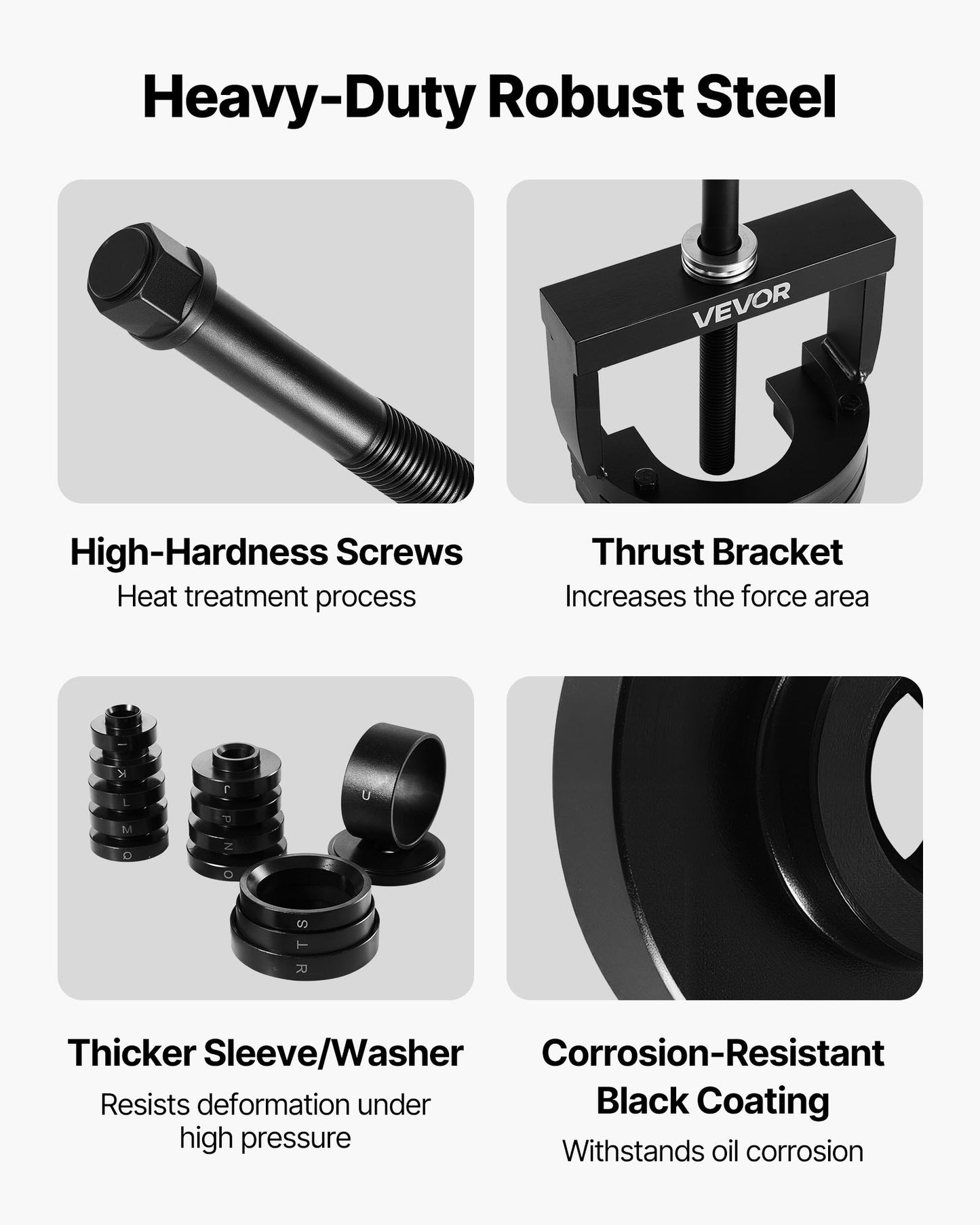 Master Wheel Hub & Bearing Remover & Installer Kit, Fits Most Front-Wheel Drive Vehicles, Front Wheel Bearing Removal Tool, Wheel Bearing Installer Kit, Easy Bearing Swaps with No Press Required