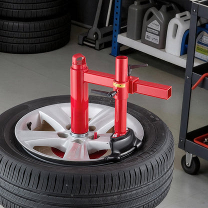 Manual Tire Changer Duck Head Kit with Silver Cone, Fit for 406-533 mm Wheels, Heavy Duty Manual Tire Changer Duck Head Adapter Kit, Mounting & Demounting Tool for Most Cars, SUVs, Trucks, ATVs