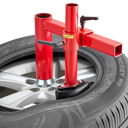 Manual Tire Changer Duck Head Kit with Silver Cone, Fit for 406-533 mm Wheels, Heavy Duty Manual Tire Changer Duck Head Adapter Kit, Mounting & Demounting Tool for Most Cars, SUVs, Trucks, ATVs