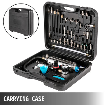 Automotive Fuel Injector Tester & Cleaner Tool Set for Petrol EFI Systems