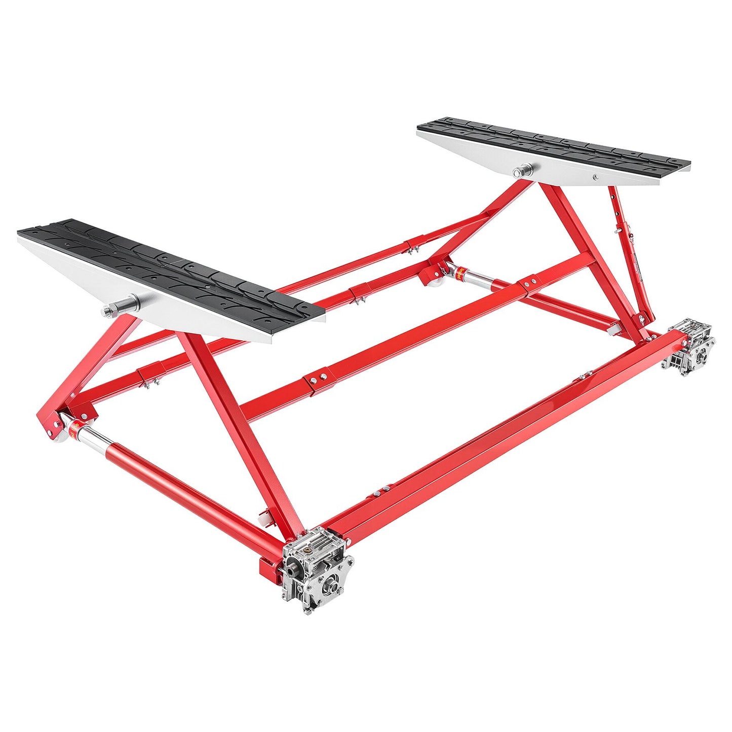 Portable Car Lift, 2 Ton Capacity, Heavy Duty Steel Quick Lift with 585 mm Max Height, Adjustable Width and Wheels, Manual Lifting for Cars, Compact SUVs, Mini Trucks, Home Garage or Shop Use